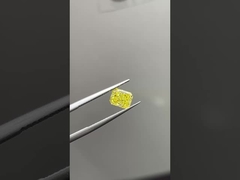 1.24ct Lab Grown Diamond Radiant Cut CVD Fancy Intense Yellow VVS2 EX VG N IGI | LG627479380