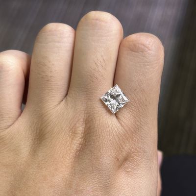Buy 3.32CT F VS1 EX VG CVD Princess Lab Diamond IGI Certificated LG628422058 online manufacture