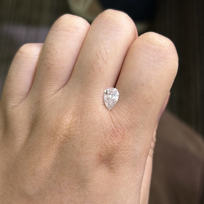 Buy 1.03 Carat E VS1 EX VG CVD Pear Shaped Lab Diamond Synthetic online manufacture