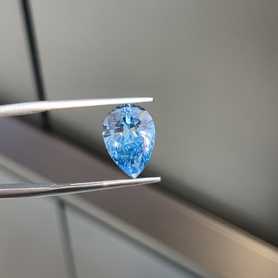 Buy 3.1ct VS1 Pear Cut Lab Diamond Fancy BLUE LG617411358 online manufacture