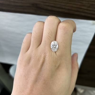Buy 4.07 Carat VS2 E CVD Lab Created Diamonds Oval Cut OEM ODM online manufacture