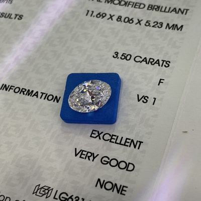Buy HYF 3.5 Carat VS1 F Synthetic Diamonds Lab Created CVD Diamond online manufacture