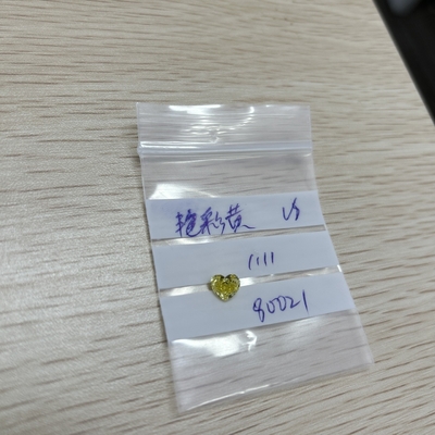 Buy 1.11CT Fancy Yellow VS HPHT Lab Grown Diamond Heart Cut IGI Loose Diamond online manufacture