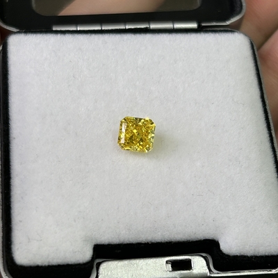 Buy 1.56ct Synthetic Yellow Diamond HPHT Lab Grown Diamonds Fancy Vivid Yellow SI2 2VG N IGI online manufacture