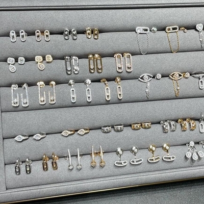 Buy 18k Solid Gold Fine Jewelry Replica Jewelry H Color SI1 Clarity online manufacture
