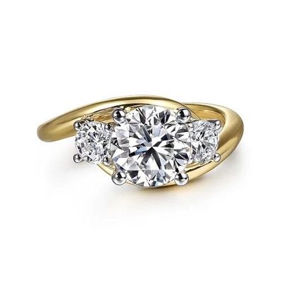 Buy 18K 14K 10K Real Gold Customized China Factory 1 Carat 2 Carat DEF VVS VS Lab Grown Diamond Engagement Ring online manufacture