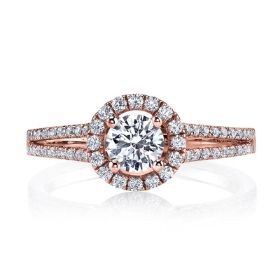 Buy Lab Created Diamond Halo Ring 18K 14K 10K Solid Gold Customized online manufacture