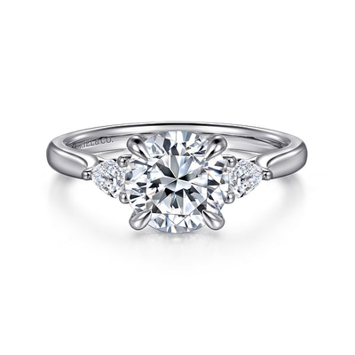 Buy Round Cut Classic Grown Diamonds Lab Made Diamond Rings 18K 14K 10K 9K Platinum online manufacture