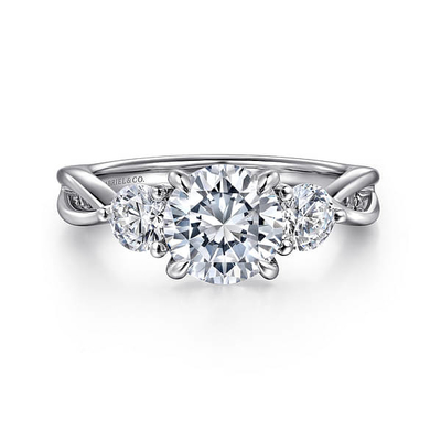 Buy Round Gemstone Shape Lab Diamond Engagement Rings IGI Certificated online manufacture