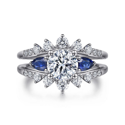 Buy Lab Grown Diamond Engagement Rings 1+0.51ctw 5# 6# 7# 8# 9# online manufacture