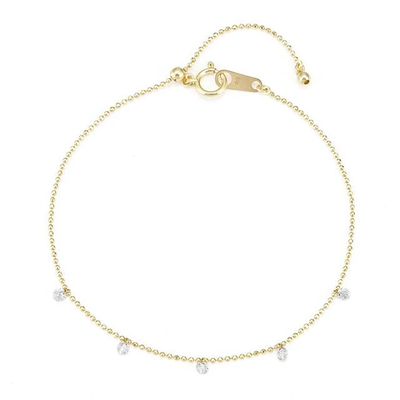 Buy Stunning 18K 14K 10K Solid Gold Clarity CVD Round Cut Bezel Lab Grown Diamond Bracelets for Jewelry Lovers online manufacture