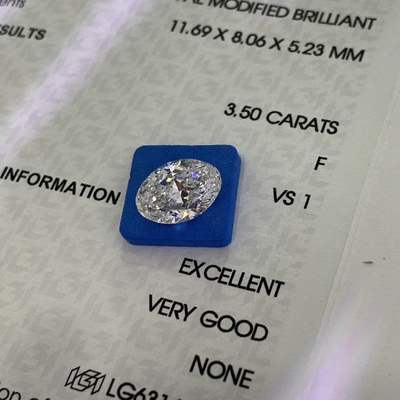 HYF 3.5 Carat VS1 F Synthetic Diamonds Lab Created CVD Diamond