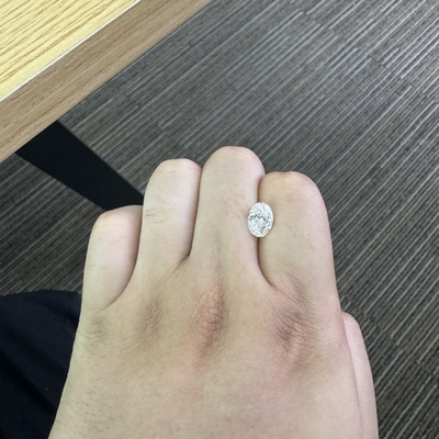 2.09ct Affordable Lab Grown Diamonds VS1 Clarity E Color Oval Shape