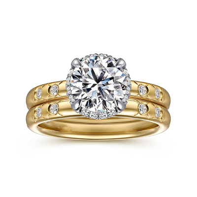 Lab Diamond Wedding Band VVS Clarity HPHT Round Cut Lab Grown Diamond Ring