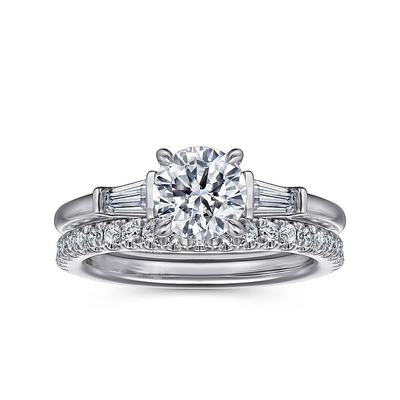 Gemstone Type Lab Diamond Wedding Band VVS Clarity HPHT Round Cut Lab Grown Diamond Ring