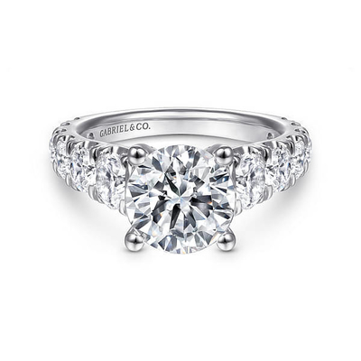 18K 14K 10K 9K Platinum Lab Grown Diamond Wedding Band VVS Clarity HPHT Round Cut Ring